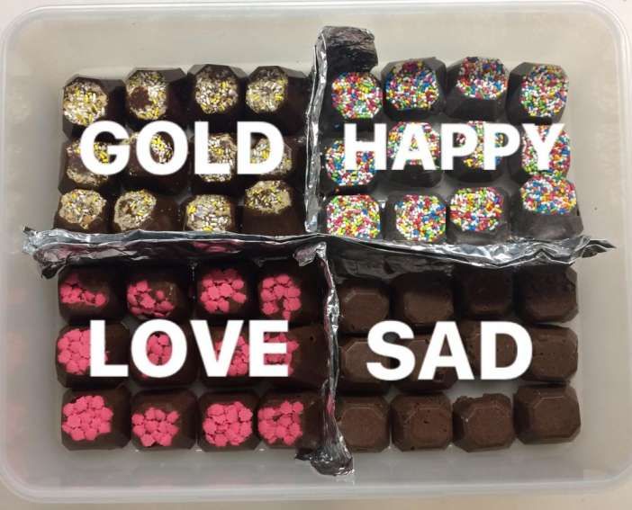 Σοκολατάκια με… συναισθήματα από τους μαθητές του 3ου ΓΕΛ Αργυρούπολης.