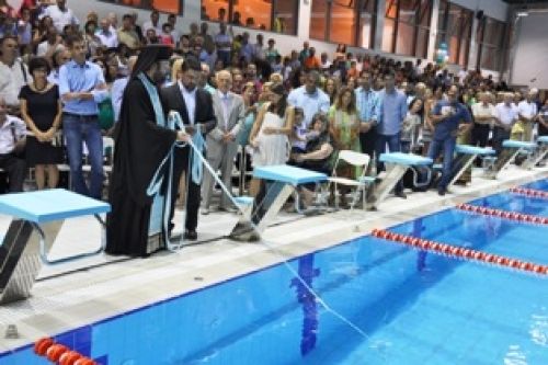 Ολοκλήρωση θητείας με εγκαίνια για τον Νίκο Χαρδαλιά  Πραγματικότητα το νέο Κλειστό Βιοκλιματικό Κολυμβητήριο Βύρωνα