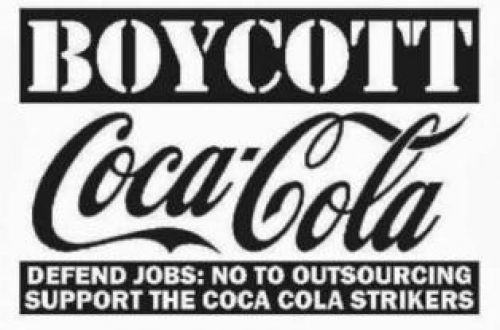 Δικαιώθηκαν οι απεργοί της Coca Cola, για το μποϊκοτάζ