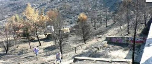 Σωτήρια η επέμβαση του ΣΠΑΥ με τον καθαρισμό  των φραγμάτων στον Υμηττό.