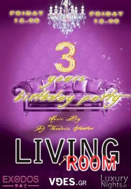 3 years birthday party @Living room