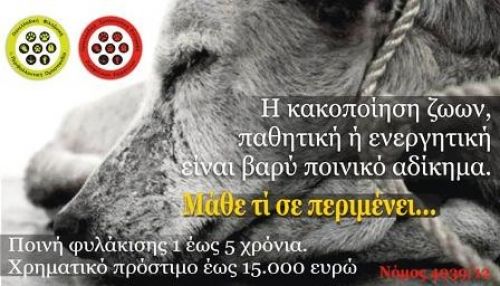 Συνελήφθη 55χρονος για κακοποίηση ζώου στην Αιδηψό Ευβοίας