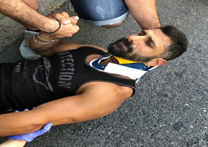  Δημήτρης Καμπόλης. -  Τον χτύπησε και τον εγκατέλειψε οδηγός ταξί