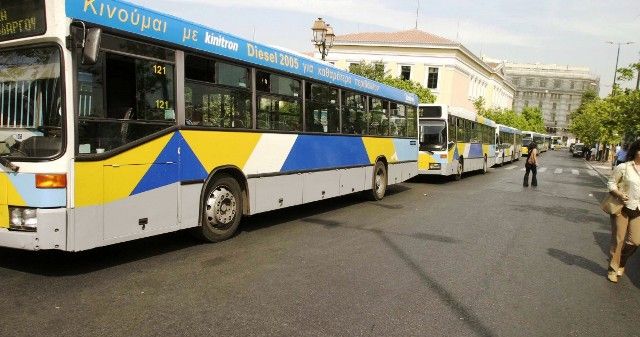 Χωρίς λεωφορεία για πέντε ώρες την Πέμπτη η Αθήνα