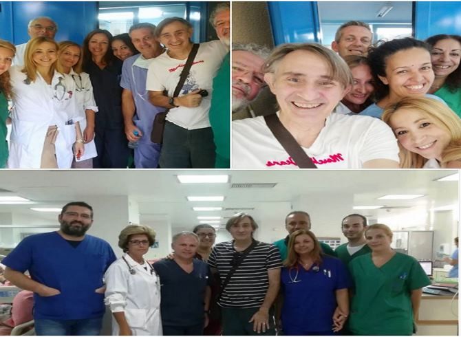 Το «ευχαριστώ» του Άκη Σακελλαρίου στο προσωπικό του νοσοκομείου Σωτηρία.  