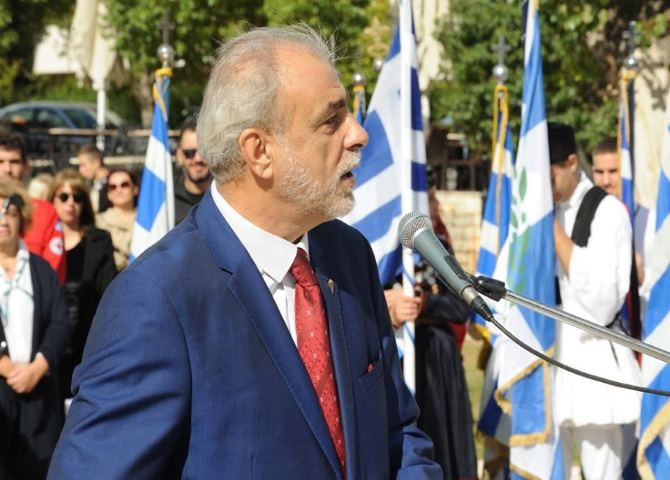 Η ομιλία του Δημάρχου Ηλιούπολης κ. Βασίλη Βαλασόπουλου για την 28η Οκτωβρίου