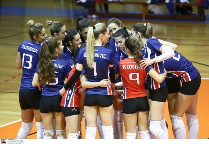 Γ.Σ.Ηλιούπολης - Α.Ο.Θήρας (9η αγωνιστική - Volleyleague γυναικών.)