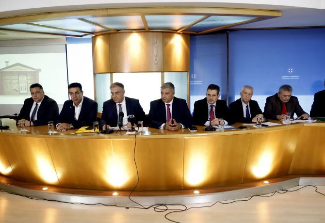 Συνέντευξη Τύπου του υπ. Εσωτερικών Π. Θεοδωρικάκου για την παρουσίαση του προγράμματος ανταποδοτικής ανακύκλωσης.