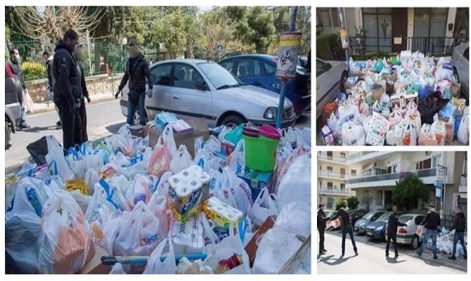 Ρουβίκωνας: ''Παράδοση ειδών στο Γηροκομείο Αθηνών''