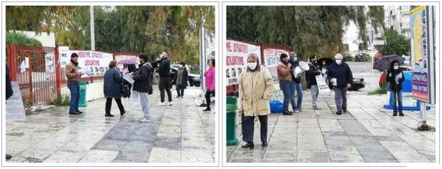 Παρέμβαση στο Κέντρο Υγείας της Ηλιούπολης από αντιπροσωπία των Δ.Σ. των Σωματείων και Φορέων της Ηλιούπολης.