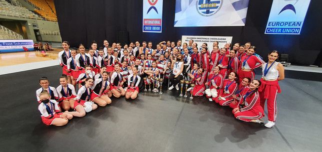 Πρωταθλήτριες Ευρώπης στην Cheer League οι Αμαζόνες (Βάρης και Ηλιούπολης) 