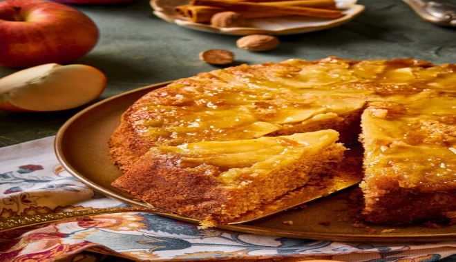Η συνταγή της ημέρας, Σάββατο 31 Ιανουαρίου 2026: ''Ανάποδο κέικ με καραμελωμένα μήλα''