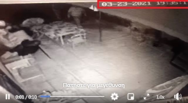 Απόπειρα διάρρηξης στην Ηλιούπολη - video (23.03.2021)