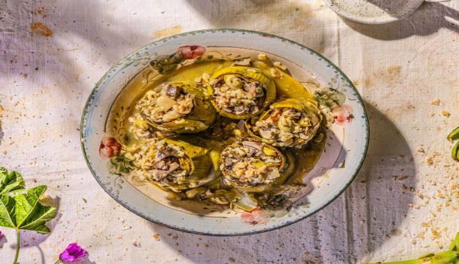 Η συνταγή της ημέρας, Δευτέρα 27 Απριλίου 2026: ''Κεφαλονίτικες αγκινάρες με ρύζι και συκωταριά, μεζές και φαγάκι μαζί''