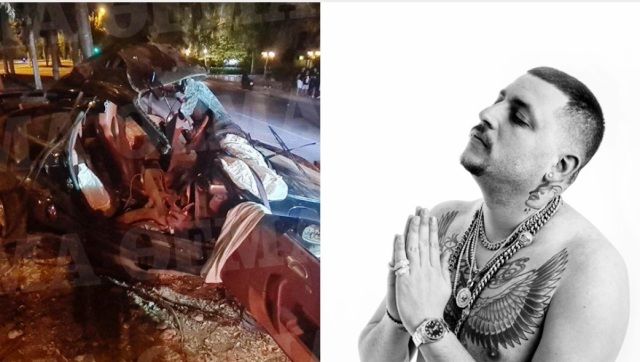 Νεκρός σε τροχαίο ο τράπερ Mad Clip  - Εικόνες - σοκ από το δυστύχημα