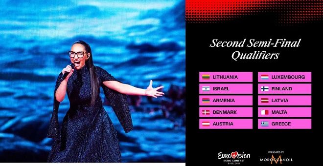 Eurovision 2025: Η Klavdia πέρασε στον μεγάλο τελικό με την ''Αστερομάτα'' - Οι χώρες που προκρίθηκαν