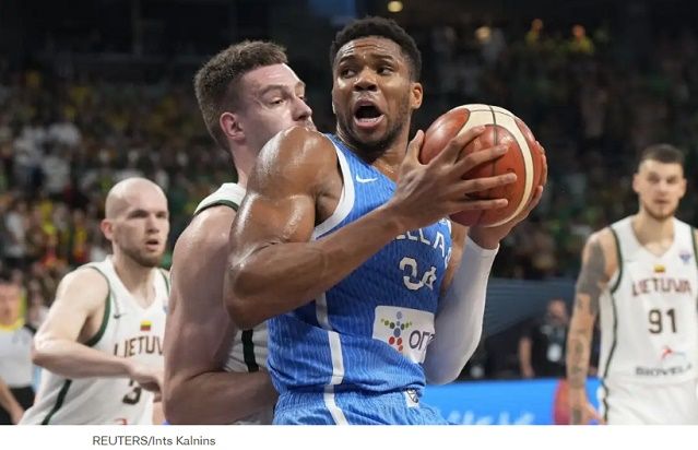 Λιθουανία - Ελλάδα 76-87: Θρίαμβος και πρόκριση στους 4 του Eurobasket 2025.