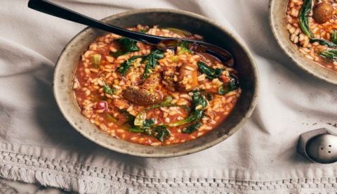 Η συνταγή της ημέρας, Τρίτη 10 Φεβρουαρίου 2026: ''Σπανακόρυζο κοκκινιστό με μανιτάρια''