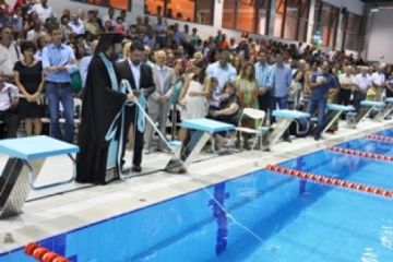 Ολοκλήρωση θητείας με εγκαίνια για τον Νίκο Χαρδαλιά  Πραγματικότητα το νέο Κλειστό Βιοκλιματικό Κολυμβητήριο Βύρωνα