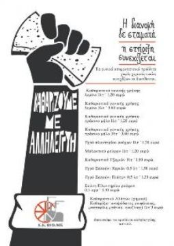 Καθαρίζουμε με Αλληλεγγύη: 1η Διάθεση Προϊόντων της ΒΙΟΜΕ στη Νίκαια