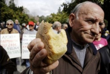 Οι γέροι στον Καιάδα! είναι το σύνθημα της κυβέρνησης ΝΔ - ΠΑΣΟΚ