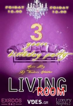 3 years birthday party @Living room