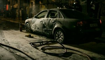 Εμπρησμός οχημάτων στον Βύρωνα.