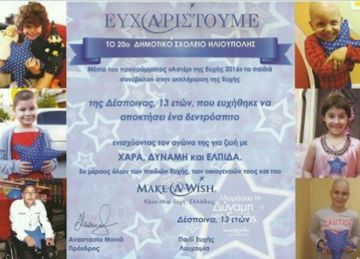  Αστέρι της Ευχής - 20ο Δημοτικό σχολείο Ηλιούπολης