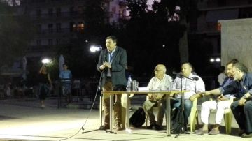 ΕΚΔΗΛΩΣΗ ΓΙΑ ΤΗΝ ΥΓΕΙΑ ΜΕ ΤΟΝ ΑΝΔΡΕΑ ΞΑΝΘΟ (Δημοτική Κίνηση ''ΗΛΙΟΥ-Πόλις, Ανθρώπινη πόλη'' 
