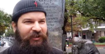 Ξέφυγε κι άλλο ο πάτερ Κλεομένης! - Βανδάλισε εβραϊκό μνημείο για τα θύματα του Ολοκαυτώματος 