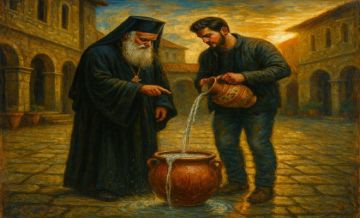 Το Δοχείο με το Θολό Νερό.