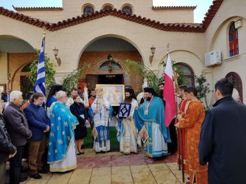 Ο Επίσκοπος Λούτσ στην Αγία Μαρίνα για την Οστρομπράμσκα