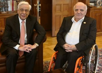 Συνάντηση του Π.τ.Δ. κ. Προκόπιου Παυλόπουλου με τον πρόεδρο της ΕΠΕ, Γιώργο Φουντουλάκη