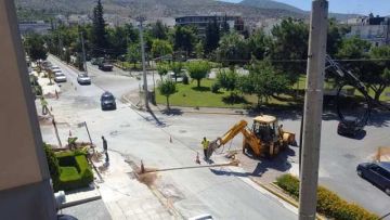 Ξεκίνησε η κατασκευή κόμβου με φανάρια στην πλατεία Ανεξαρτησίας (πρώην 208)