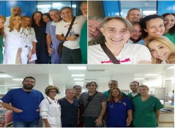 Το «ευχαριστώ» του Άκη Σακελλαρίου στο προσωπικό του νοσοκομείου Σωτηρία.  