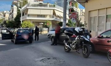 Σύγκρουση αυτοκινήτων στην Ηλιούπολη 