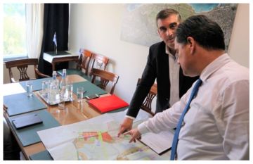 Συνάντηση Άδωνι Γεωργιάδη με τον Δήμαρχο Ελληνικού-Αργυρούπολης