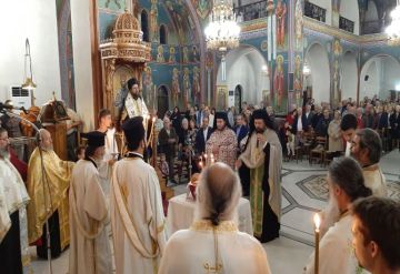 Ο Επίσκοπος Ωρεών στους Αγίους Αναργύρους Ηλιουπόλεως