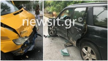 Τροχαίο με σχολικό: Σοκ από τις πρώτες εικόνες!