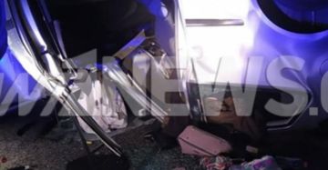 Τροχαίο με ανατροπή οχήματος στα Σπάτα