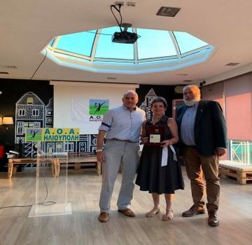 Δωρεά ενός απινιδωτή στον Αθλητικό Όμιλο Αντισφαίρισης Ηλιούπολης 