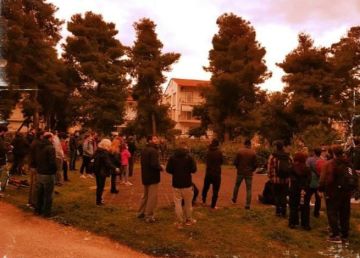  Η Συνέλευση αγώνα κατοίκων Ηλιούπολης επισκέπτεται τις γειτονιές της πόλης.