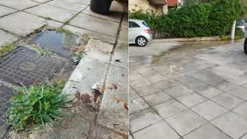 Ακούει κανείς; ''Λεωφόρος Ελευθερίου Βενιζέλου 218'' - διαρροή νερού...