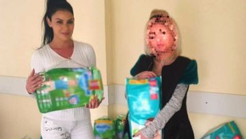 Η Ίννα από το Sugarbabes έδωσε πάνες για μωρά σε κακοποιημένες μητέρες
