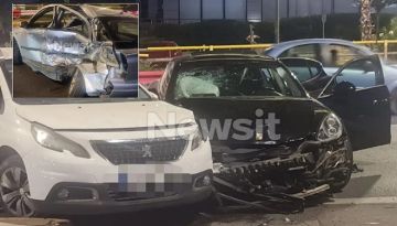 Καραμπόλα τριών οχημάτων στην άνοδο της Συγγρού το βράδυ της Τρίτης.