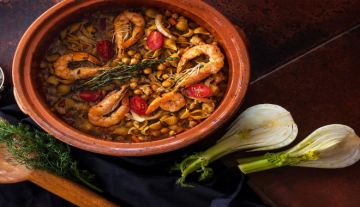 Η συνταγή της ημέρας, Παρασκευή 20 Μαρτίου 2026: ''Ρεβύθια με ζυμαρικά, γαρίδες και μαραθόριζα (Pasta con ceci, con gambari e finocchio)''