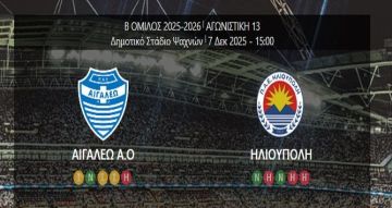 Ήττα για την ΗΛΙΟΥΠΟΛΗ (13η αγωνιστική Super League 2)