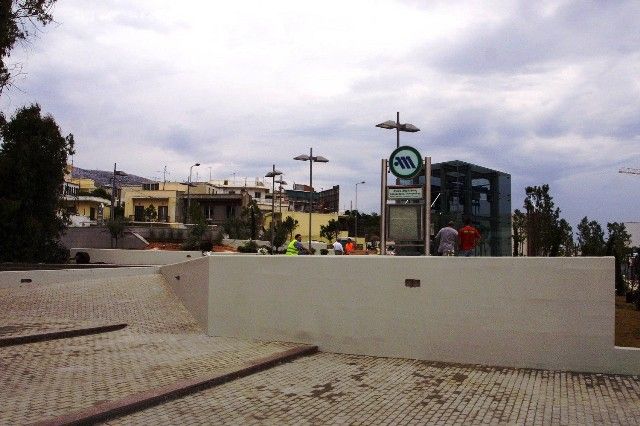 Αλλάζει όψη η περιοχή στο σταθμό μετρό Αγίου Δημητρίου