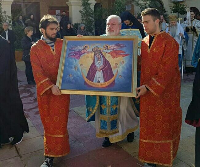 Εκδήλωση  και Εορτασμός της Παναγίας Οστρομπράμσκας στην Αγία Μαρίνα Ηλιούπολης