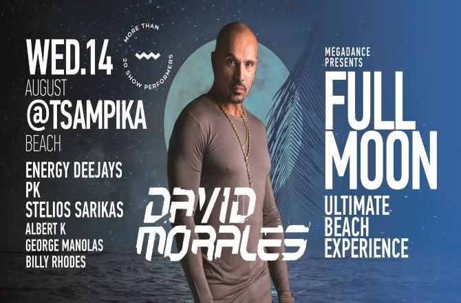 Full Moon Ultimate Beach Experience with David Morales 